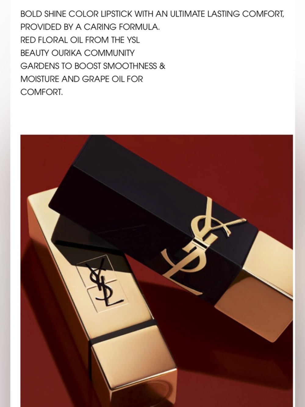 Yves Saint Laurent ROUGE PUR COUTURE FOREVER Revenged Red - Picture 5 of 16